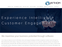 Tablet Screenshot of jaythom.com.au